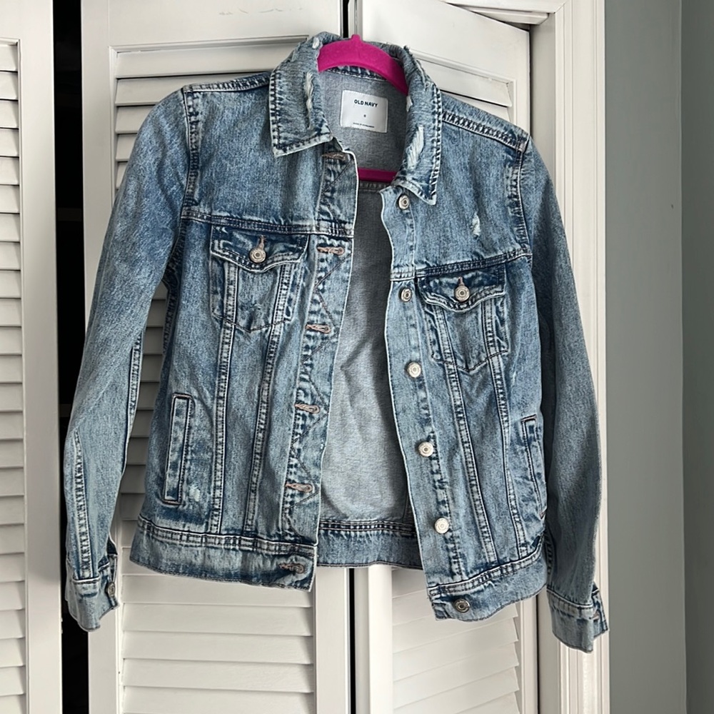 NWT denim jacket old navy small